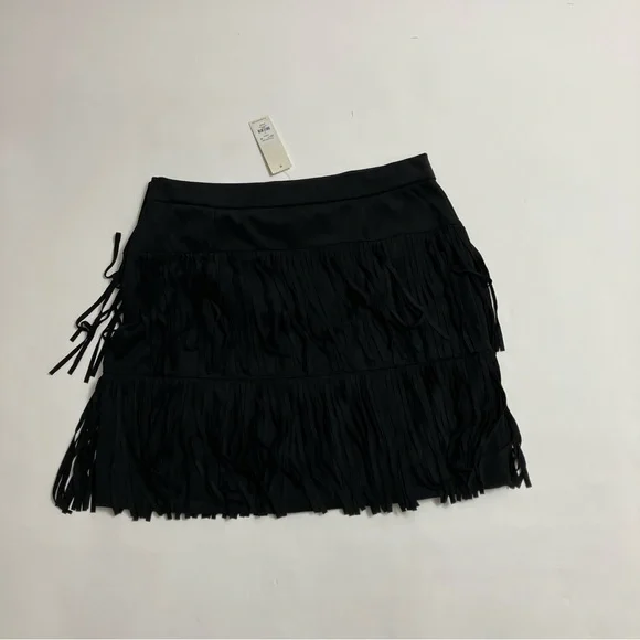ALYA NWT faux suede fringe mini skirt - Picture 5 of 8
